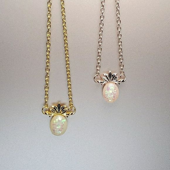 Pineapple Opal Necklace - 1 Necklace - Picture 2 of 3